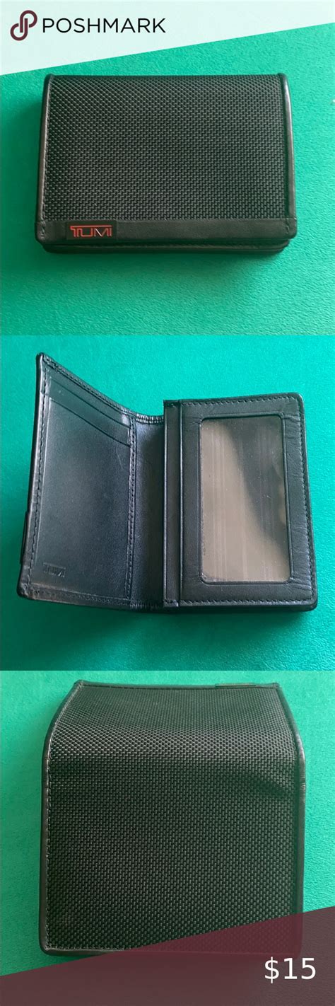business card holder tumi